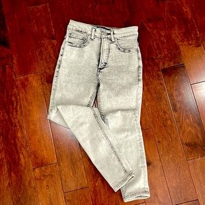 Express black faded jeans